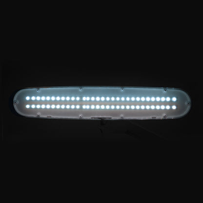 Elegantní 801l LED dílenská lampa s nastavitelným svěrákem. intenzita bílého světla