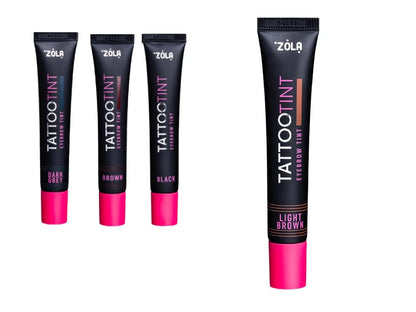 ZOLA Augenbrauen-Farbset TATTOO TINT 4 x 15 ml