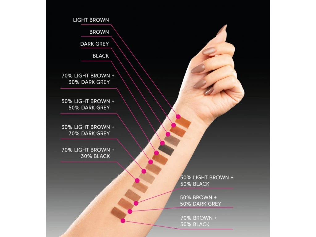 ZOLA Augenbrauen-Farbset TATTOO TINT 4 x 15 ml