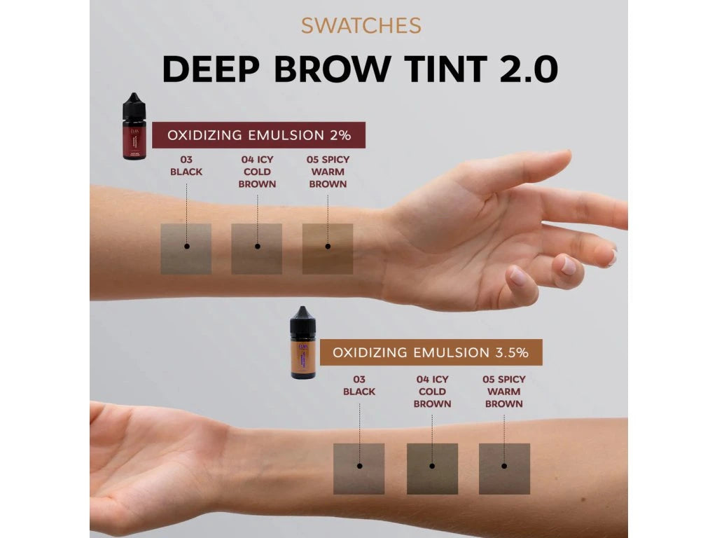 ÉLAN Deep Brow Tint 2.0 (Smart Brow Tinting System) – Augenbrauenfarbe Tube 20 ml