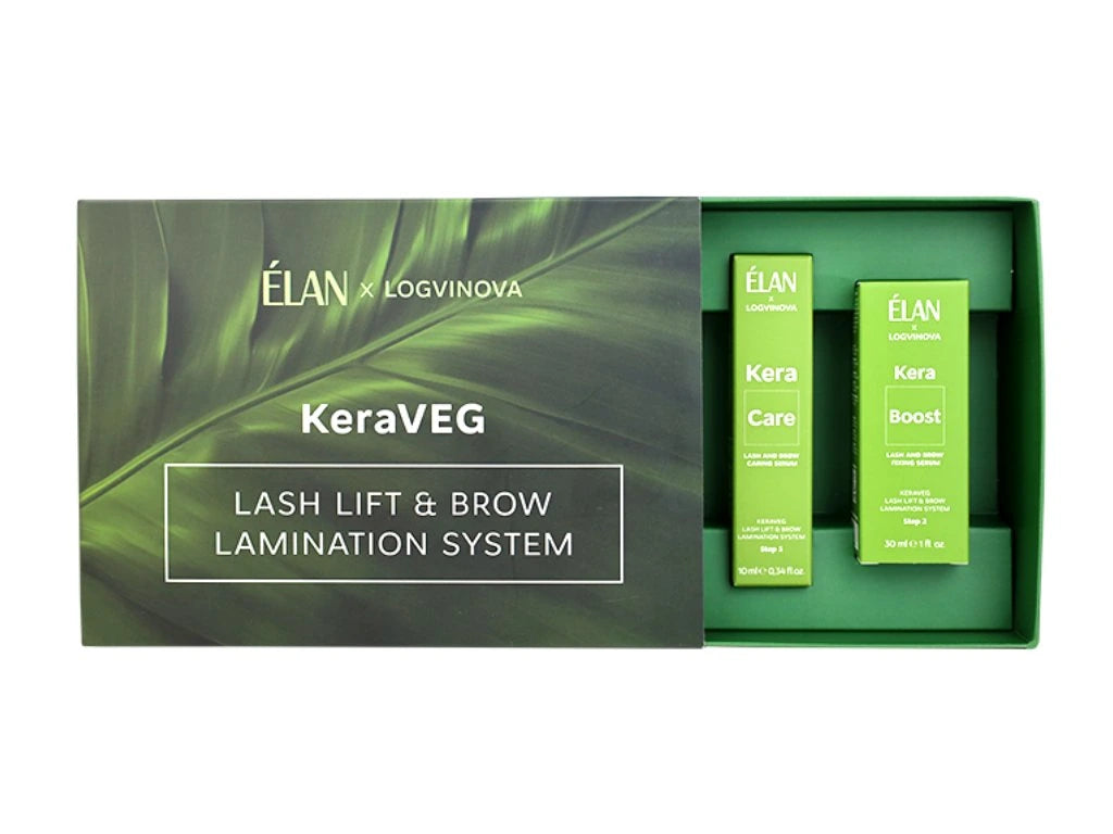 ÉLAN KeraVeg Lash Lift &amp; Brow Lamination System – sada na laminaci obočí a řas
