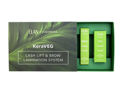 ÉLAN KeraVeg Lash Lift &amp; Brow Lamination System – sada na laminaci obočí a řas