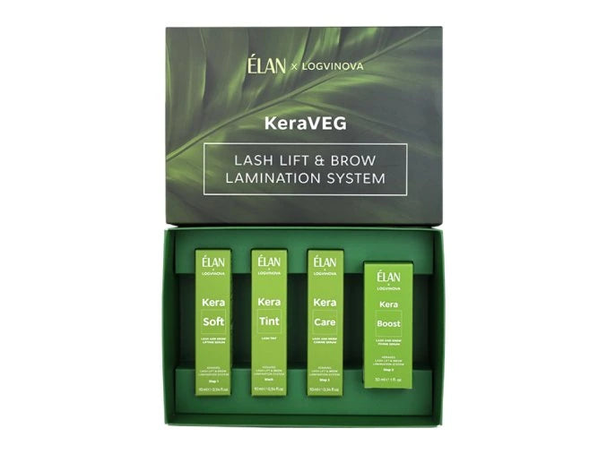 ÉLAN KeraVeg Lash Lift &amp; Brow Lamination System – sada na laminaci obočí a řas