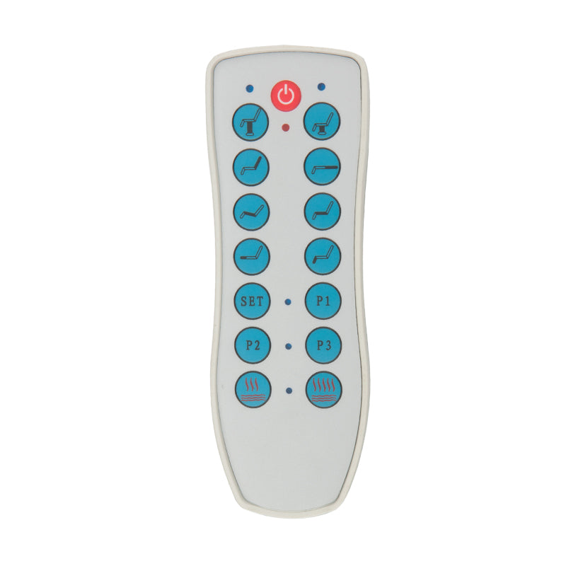 Electric beauty chair Azzurro 708A 4 engines white heated