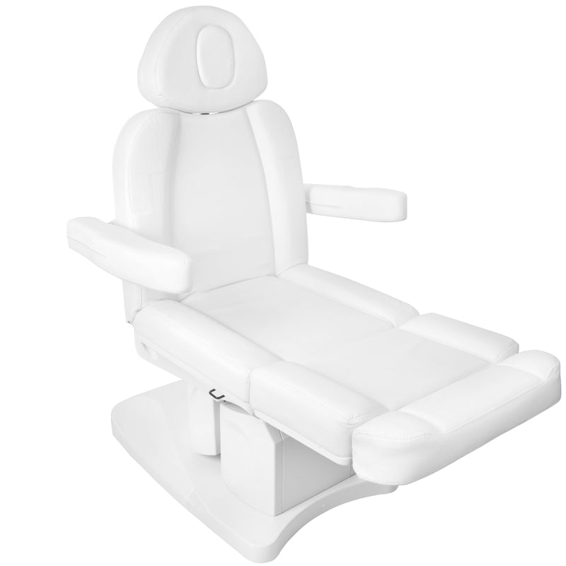 Electric beauty chair Azzurro 708A 4 engines white heated