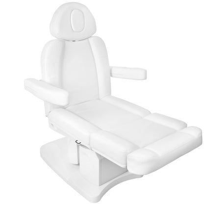 Electric beauty chair Azzurro 708A 4 engines white heated
