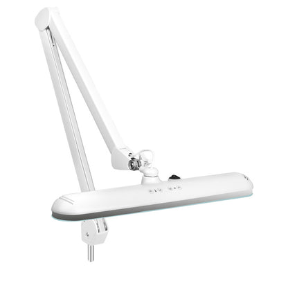 Elegantní 801tl LED dílenská lampa s nastavitelným stojanem. intenzita a barva bílého světla