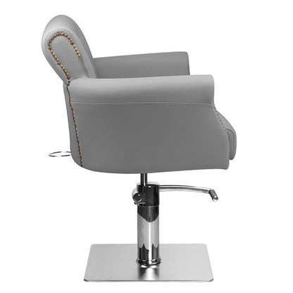 Kadeřnické křeslo Hair System BER 8541 šedé