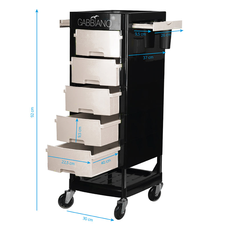 Gabbiano hairdressing assistant FT65 black/white