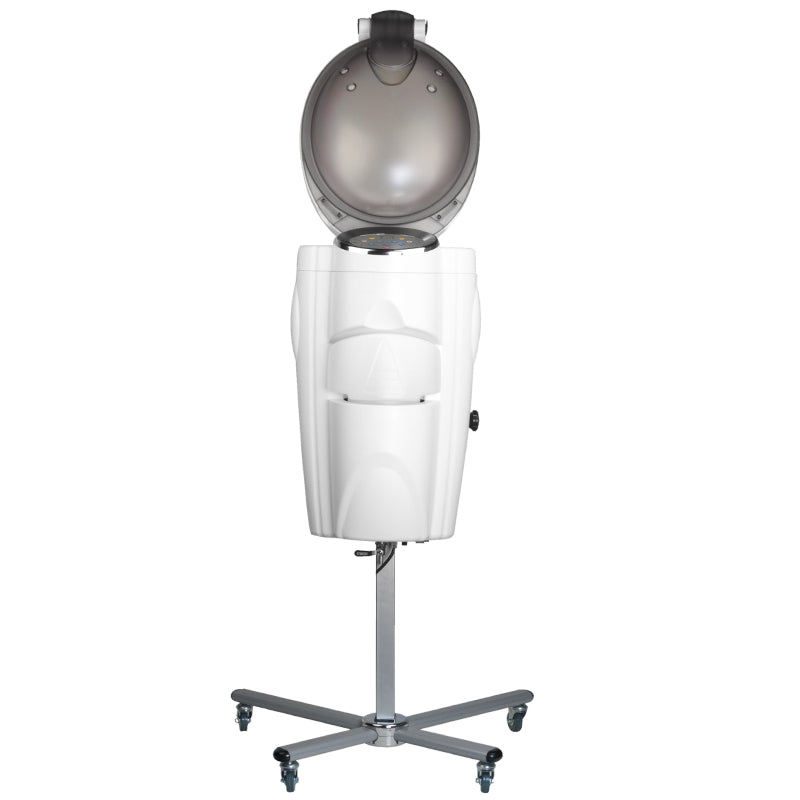 Gabbiano white standing hairdressing sauna with active ozone