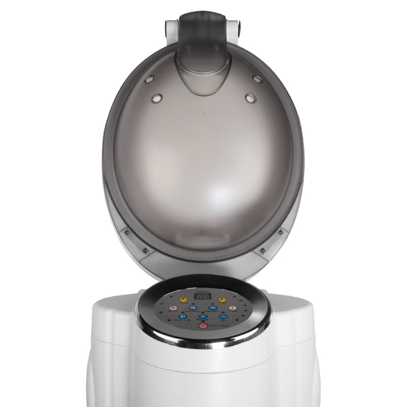 Gabbiano white standing hairdressing sauna with active ozone