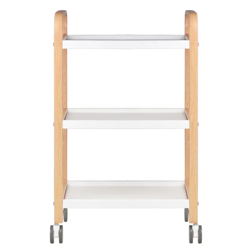 Kosmetický stolek hs09 dřevěný - bílý
