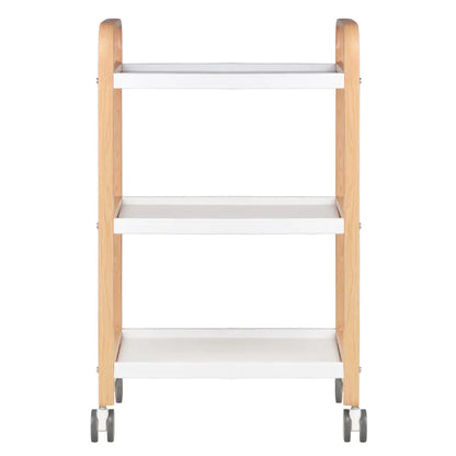 Kosmetický stolek hs09 dřevěný - bílý