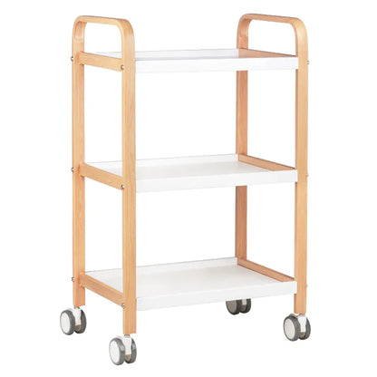 Kosmetický stolek hs09 dřevěný - bílý