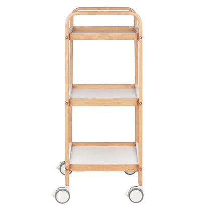 Kosmetický stolek hs09 dřevěný - bílý