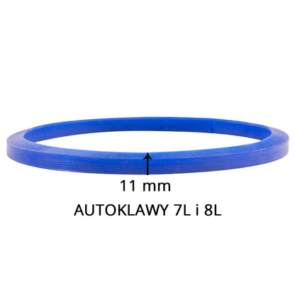 Silikonové těsnění Woson pro autoklávy 8L, šedé 11 mm