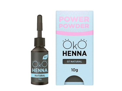 Hennapuder für Augenbrauen OkO 07 Natural Brown 10 g
