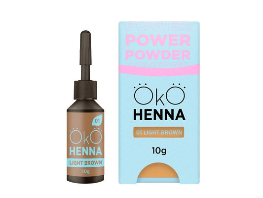 Professionelles Henna OKO Hellbraun 10g #01