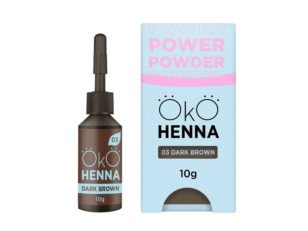 Henna powder for eyebrows OkO 03 Dark Brown 10 g