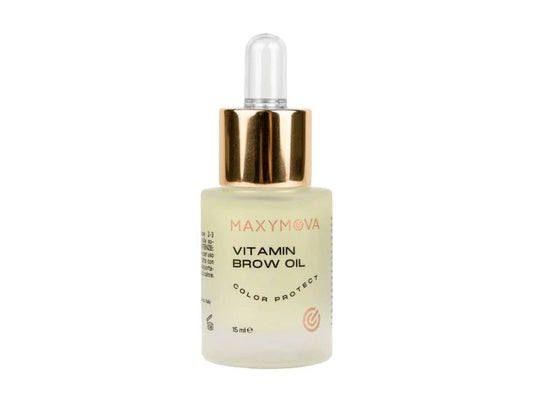 Maxymova Vitamin Brow Oil pflegende Mischung aus Augenbrauenölen – 15 ml Flasche
