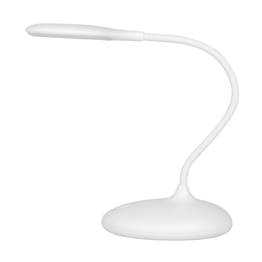 Kruhová LED stolní lampa had, bílá