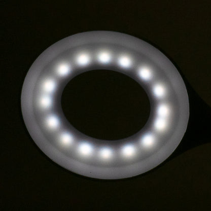 Kruhová LED stolní lampa had, bílá