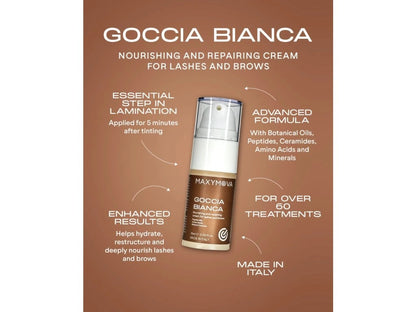 Maxymova Goccia BIANCA – Wimpern- und Augenbrauenserum 15 ml
