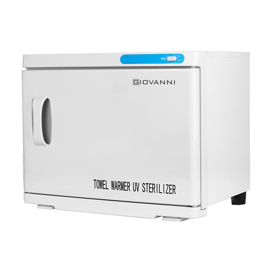 Ohřívač ručníků s UV-C sterilizátorem, 23L, bílý