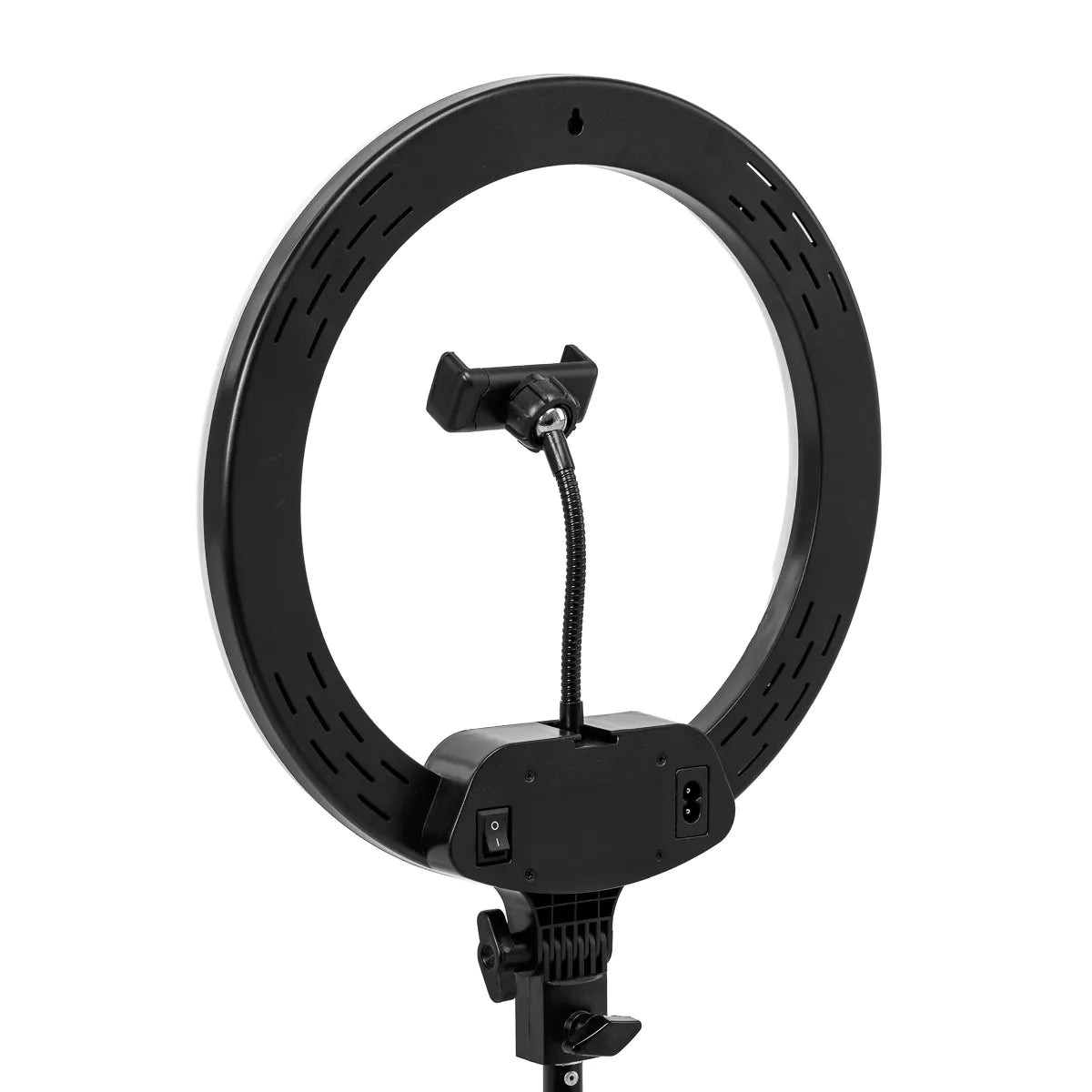 Kruhové LED světlo 13" 36W se stojanem, černé
