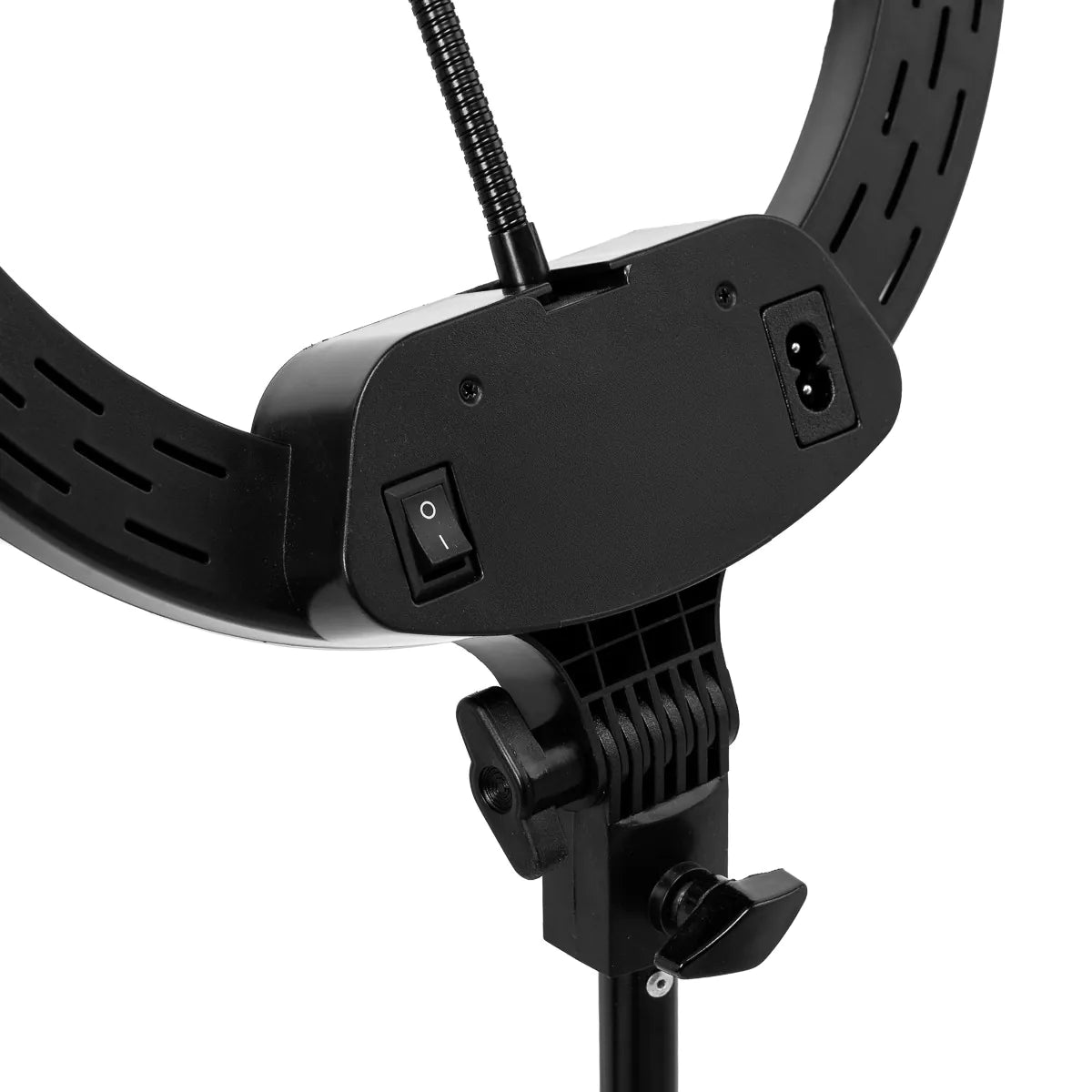 Kruhové LED světlo 13" 36W se stojanem, černé
