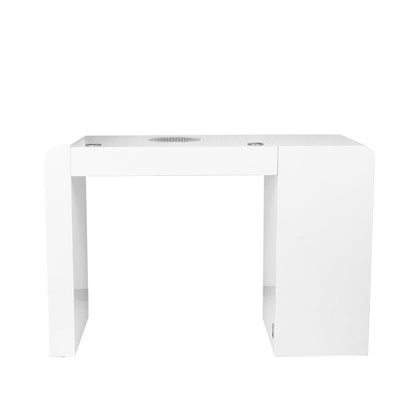Kosmetický pult 312 s kazetovým absorbérem, bílý, pravý 