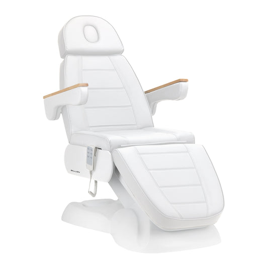 SILLON Lux 273b elektrické kosmetické křeslo, 3 motory, bílá