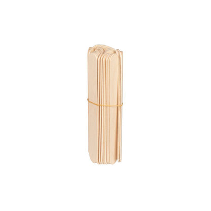 Large wooden spatula 150 x 18 x 1.8 mm - 50 pieces