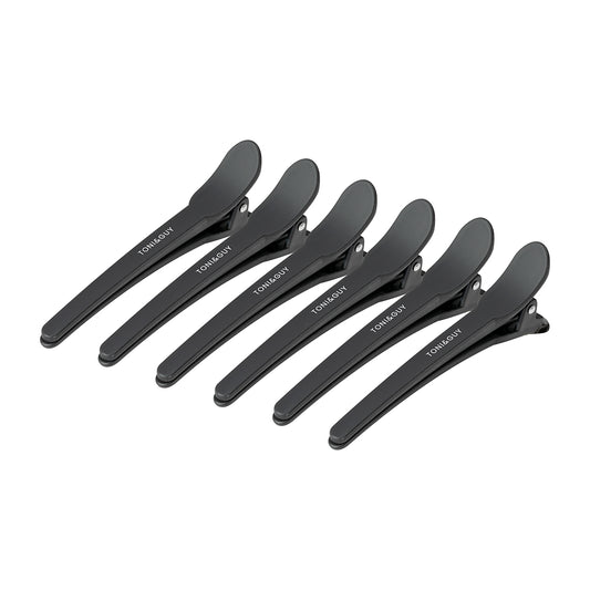 Hairdressing clamps E-17 10 pcs. 10.5 cm black
