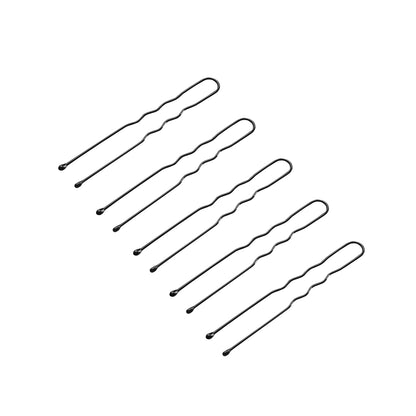 Hairdressing hair pins E-65 300 pcs. 5 cm black