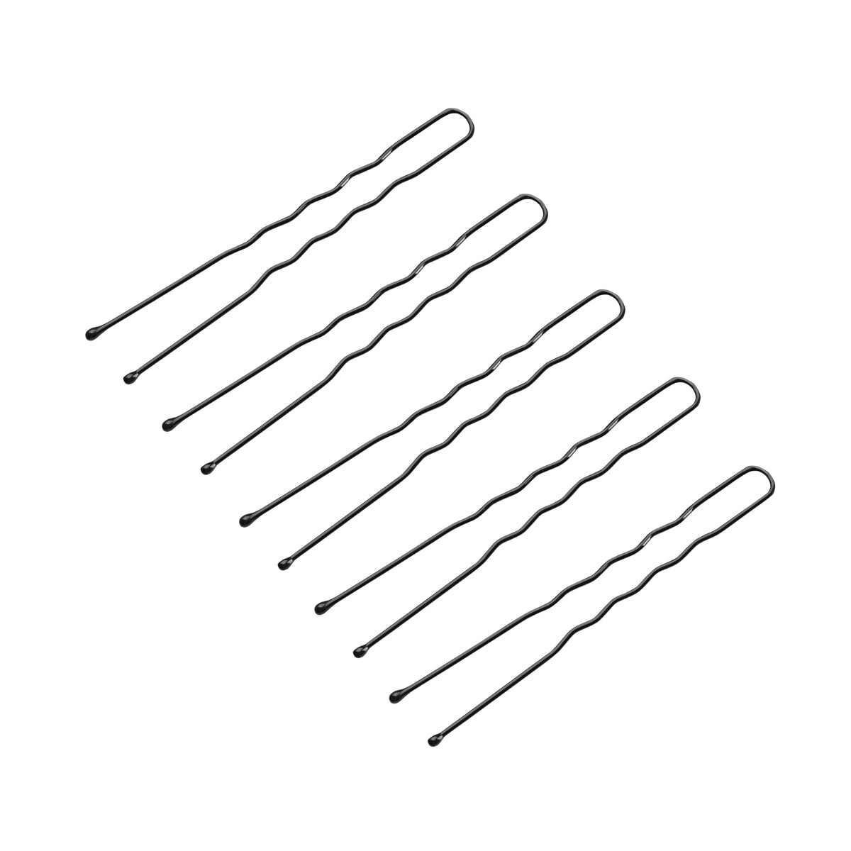 Hairdressing hair pins E-65 300 pcs. 6 cm black