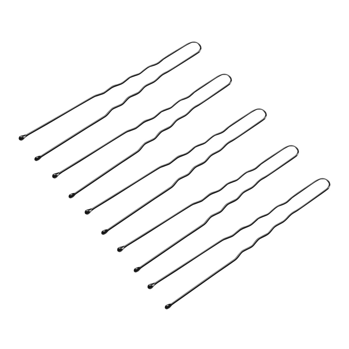 Hairdressing hair pins E-65 300 pcs. 7 cm black