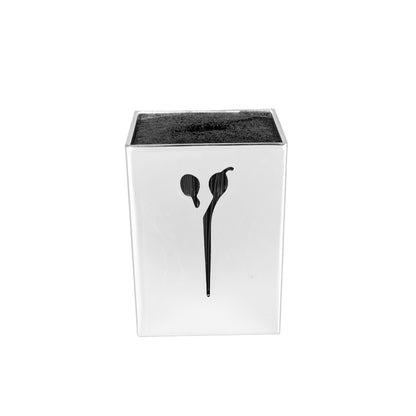 Silver hairdressing scissors stand