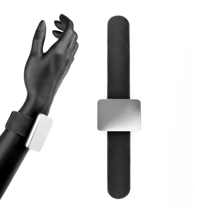 Magnetická čelenka na manžetové knoflíčky, černá