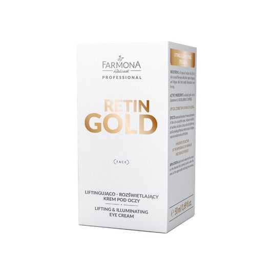 Farmona retin gold lifting and illuminating eye cream 50 ml