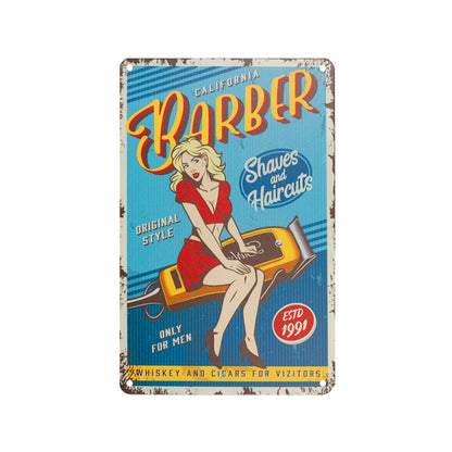 Barber decorative board B077