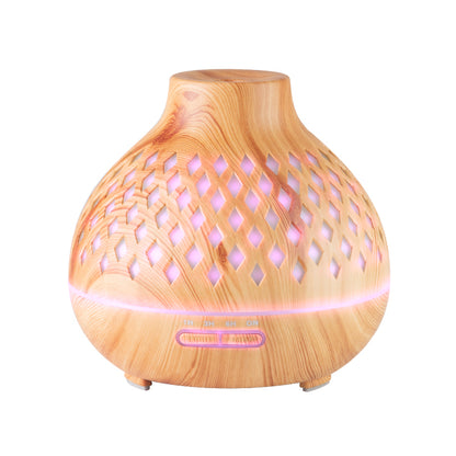 Aroma zvlhčovač vzduchu difuzér spa 10 světlé dřevo 400 ml + časovač