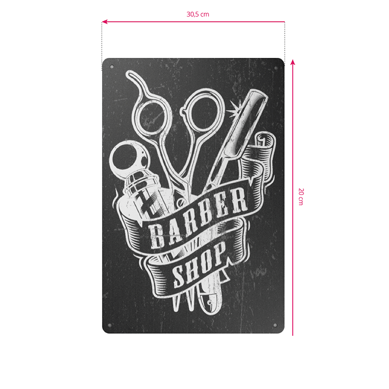 Barber decorative board B032