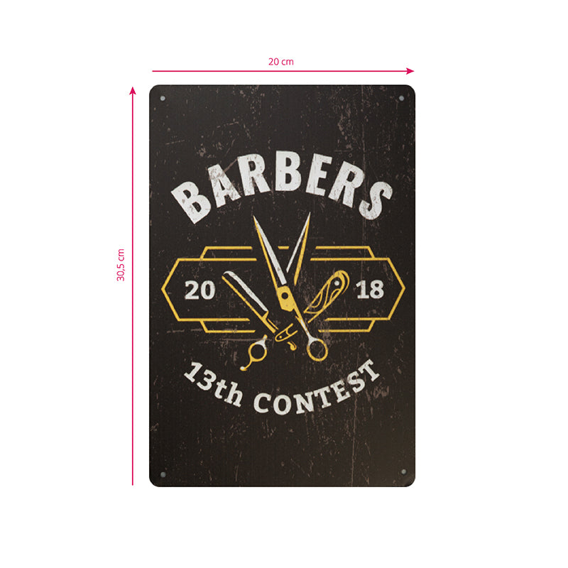 Barber decorative board B038