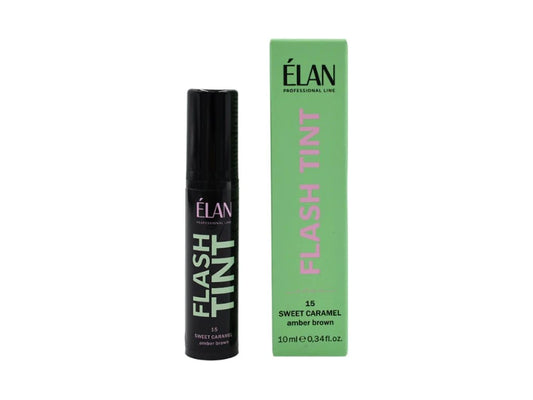 ÉLAN Flash Tint Augenbrauenfarbe (Direktpigment) 10 ml Sweet Caramel (Bernsteinbraun)
