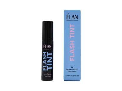 ELAN FLASH TINT barva na obočí 14 Tmavá káva