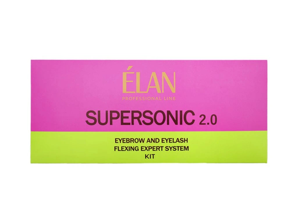 ÉLAN SUPERSONIC 2.0 Flexing Expert System Kit – eyelash and eyebrow lamination kit (Serum 1 CLEAR) – 3×3 ml sachets