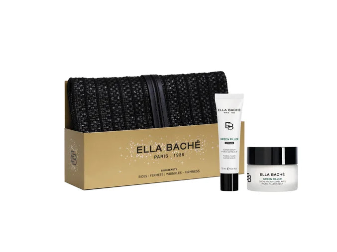 ELLA BACHÉ SKIN BEAUTY Gift Set for smoothing wrinkles and improving skin firmness / Green Filler