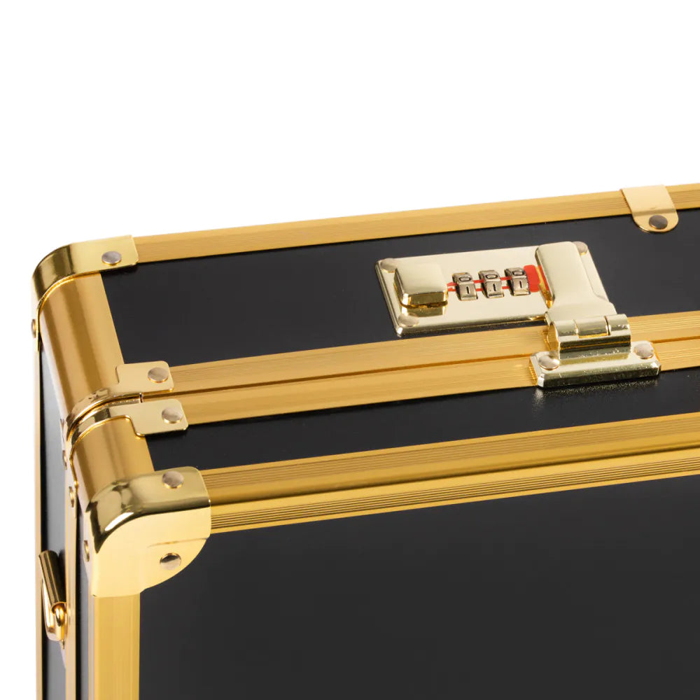 BARBER BLACK AND GOLD HAIRDRESSING SUITCASE