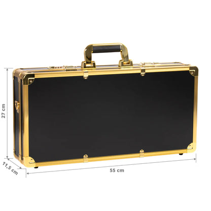 BARBER BLACK AND GOLD HAIRDRESSING SUITCASE